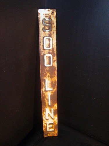 Vintage soo line train - train, tin